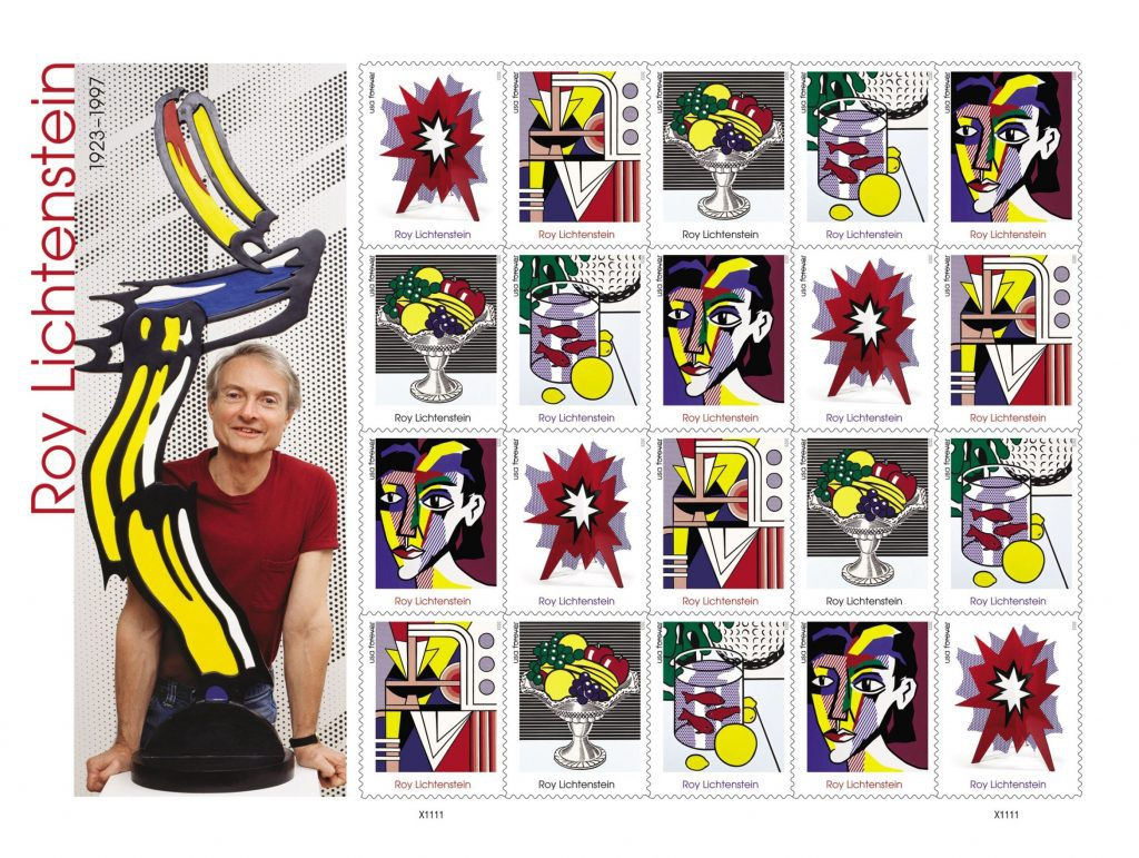 Roy Lichtenstein Forever Stamps, 2023