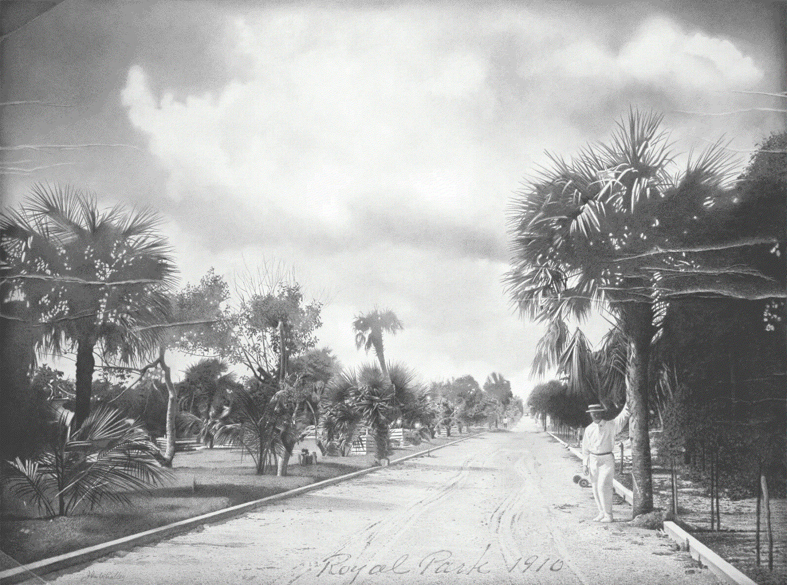 John Whalley ROYAL PARK, 1910, 2009 Graphite on paper 22 x 29 1/2 inches Available at Surovek Gallery