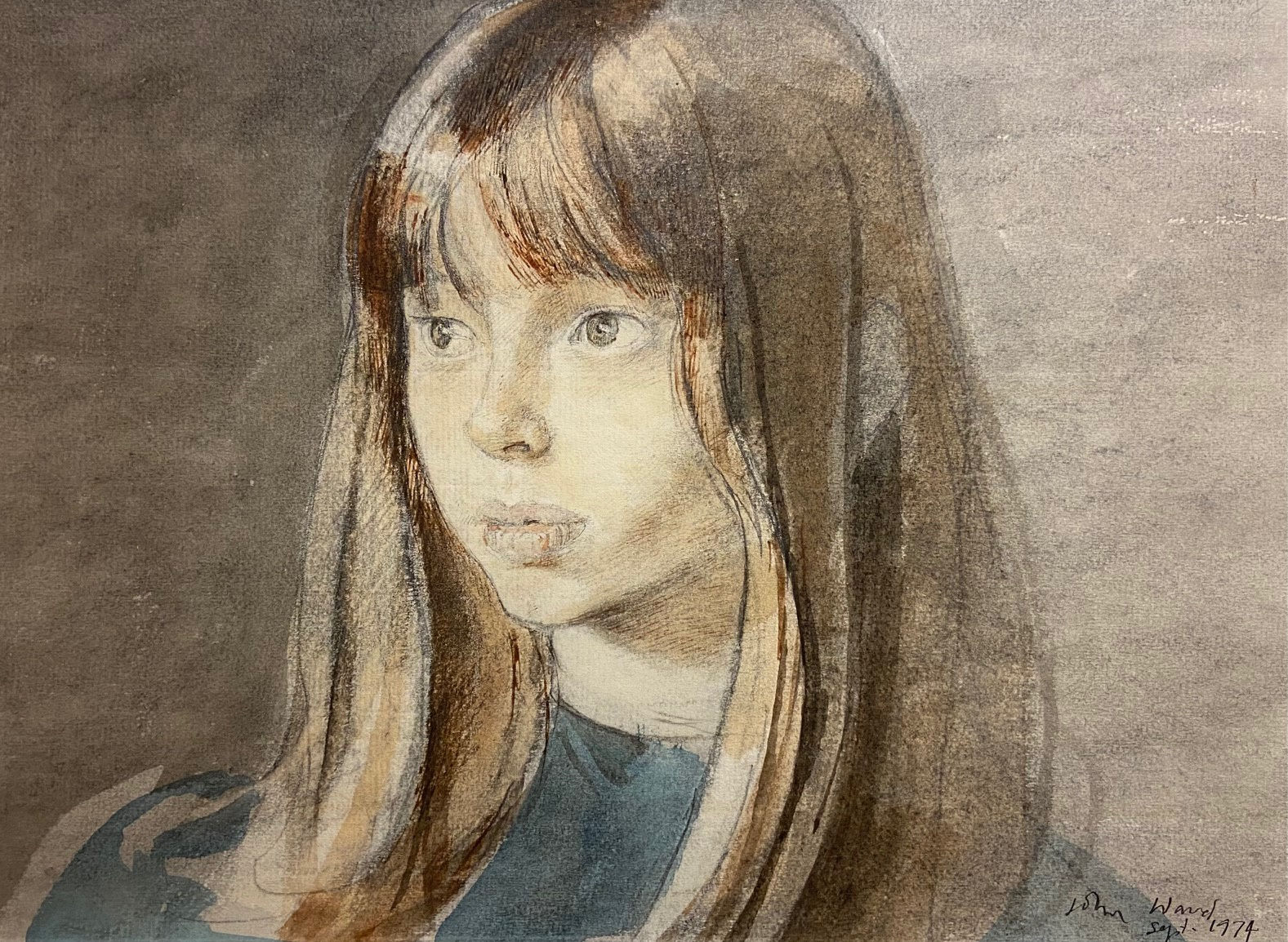 John Ward (1917-2007), Head of a Girl