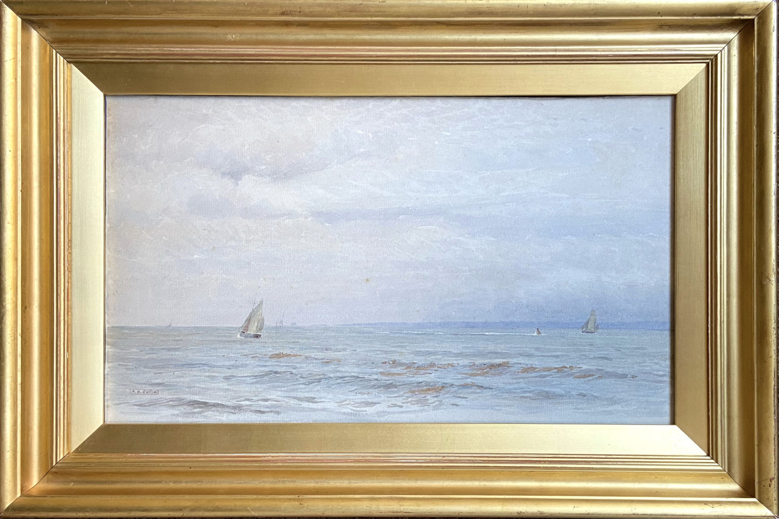 Alma Claude Burlton Cull (1880-1931), A Grey Day in the Solent