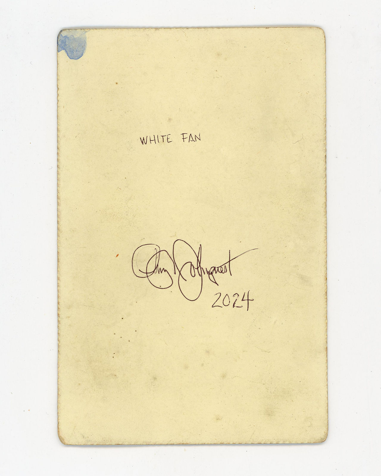 locals no. 1 A, AMY JOHNQUEST - WHITE FAN