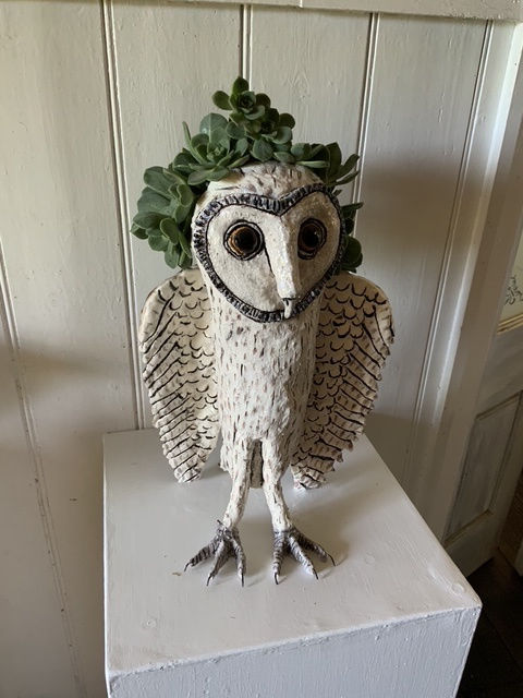 Kaye Clancy, Olympia Grey and White Barn Owl