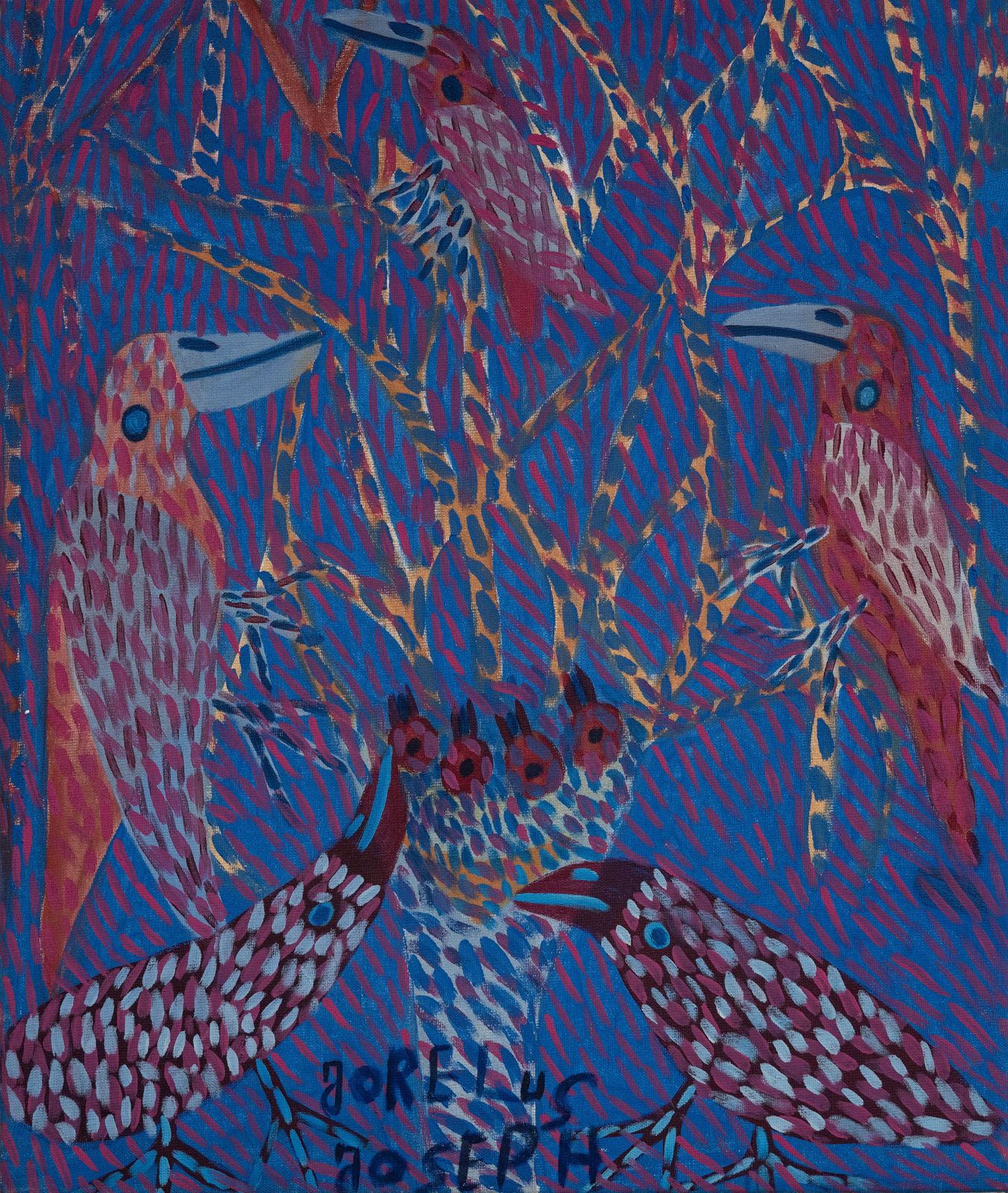 Jorelus Joseph, Birds on the Nest with Babies