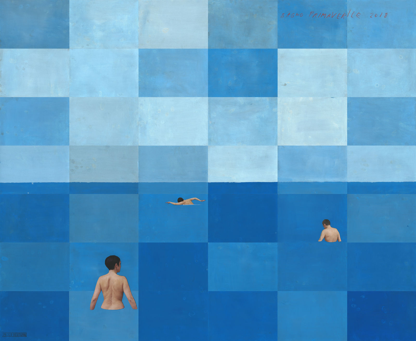 Paolo Ventura, Bagno Primaverile, 2018