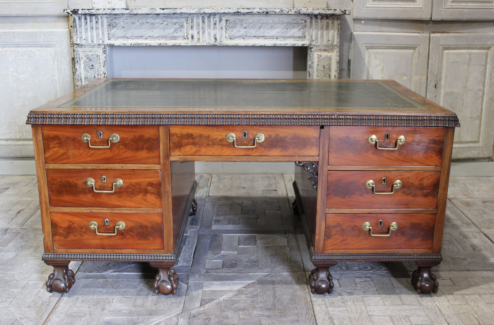 early 19th century partners desk