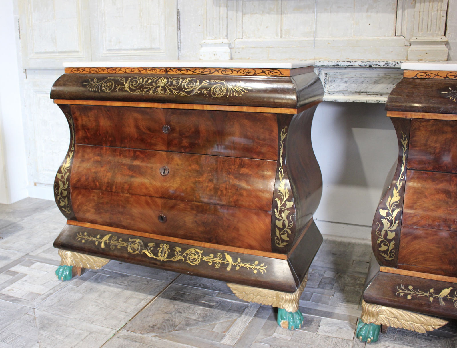 Pair of 19th century Majorcan commodes, Circa 1830