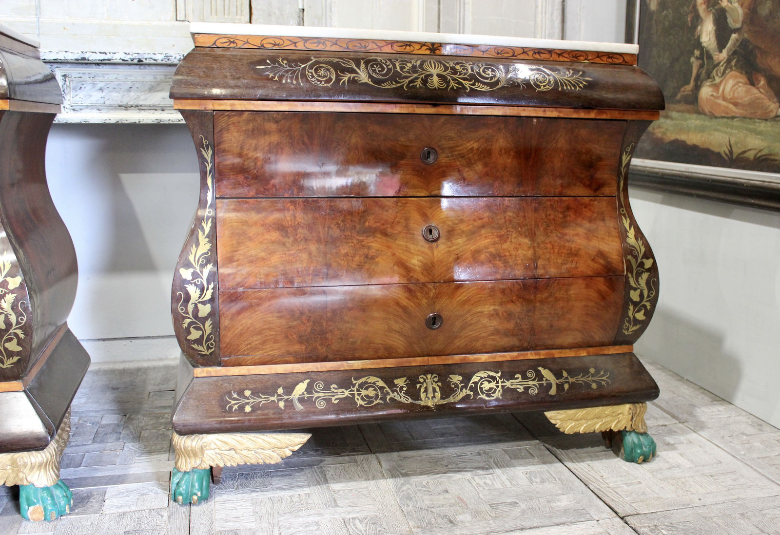 Pair of 19th century Majorcan commodes, Circa 1830