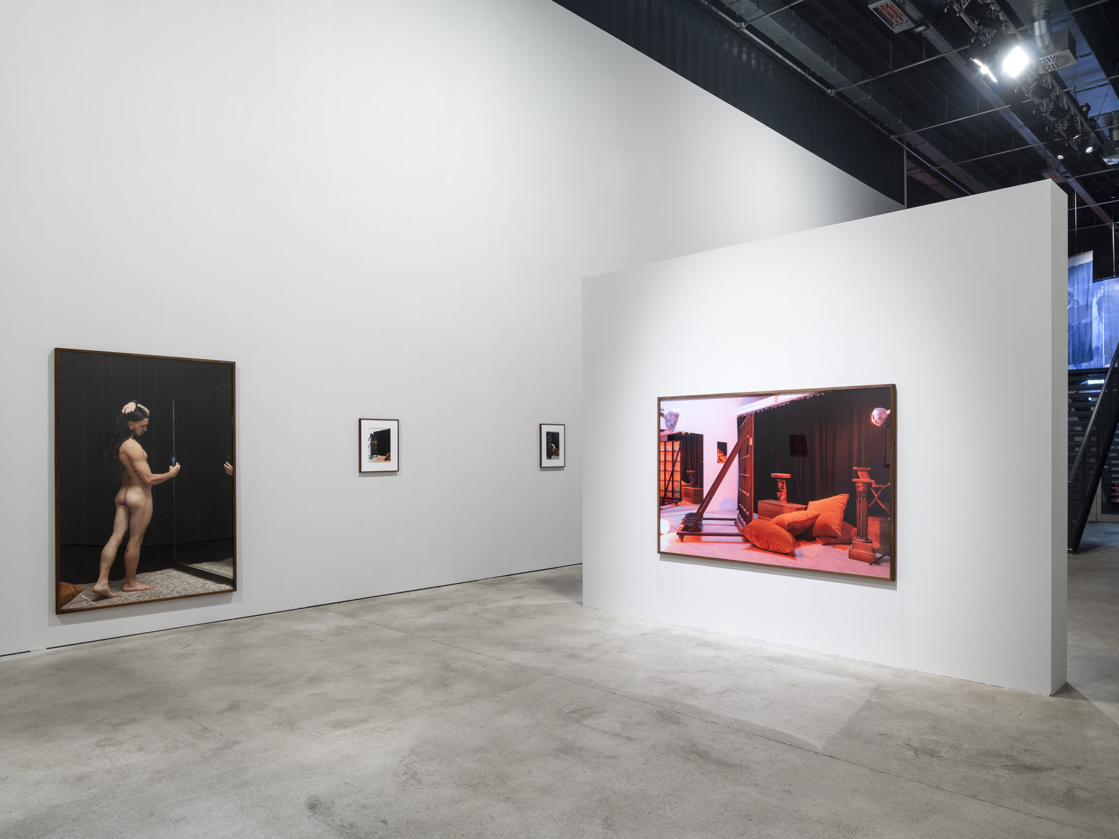 Installation view, Paul Mpagi Sepuya: Daylight Studio/Dark Room Studio", PHOXXI – Temporary House of Photography, Deichtorhallen Hamburg, Germany, 2022-2023