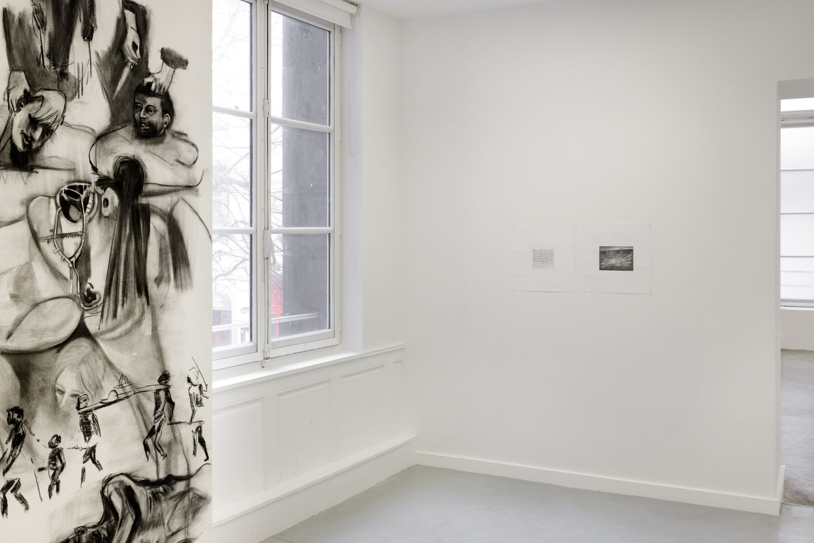 Installation view, Marc Bauer: L'État de la Mer, FRAC Auvergne, Clermont-Ferrand, France, 2021