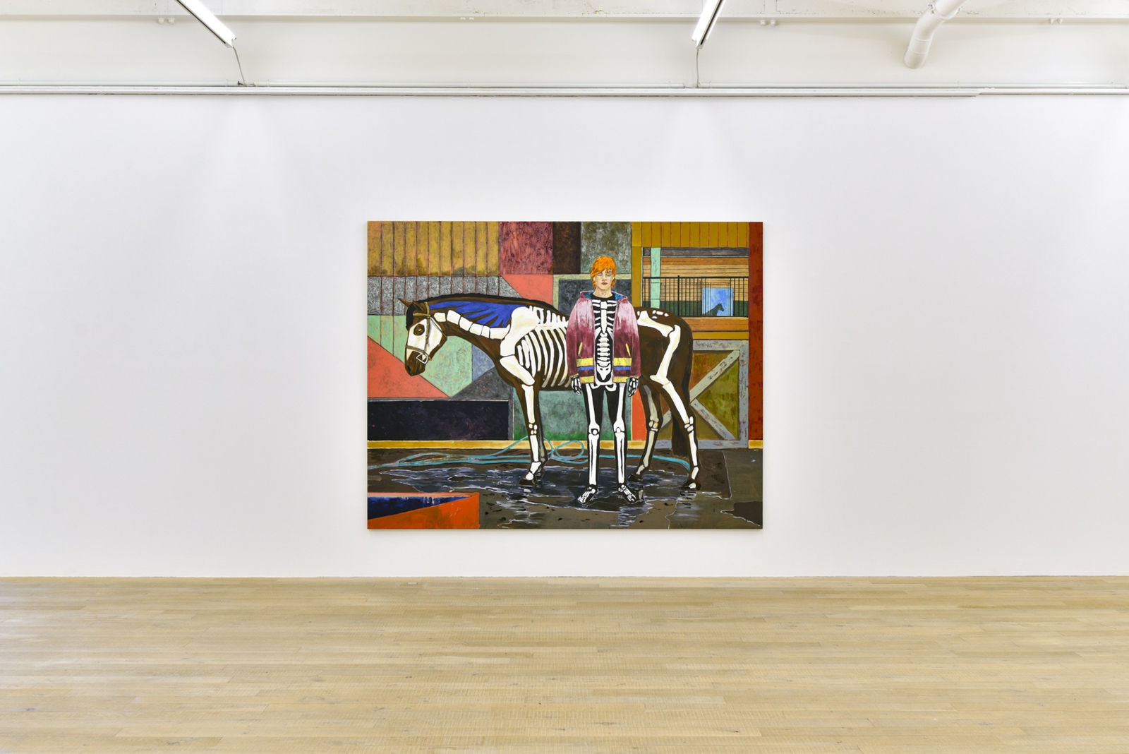 Installation view, Hernan Bas: Interiors, Galerie Peter Kilchmann, Zurich, Switzerland, 2020