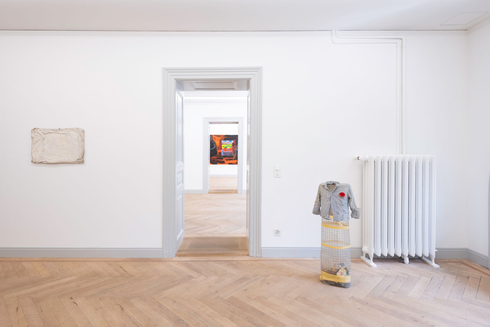 Installation view, Vlassis Caniaris: Selection of works, Galerie Peter Kilchmann, Zurich, Switzerland, 2022, Photo: Sebastian Schaub