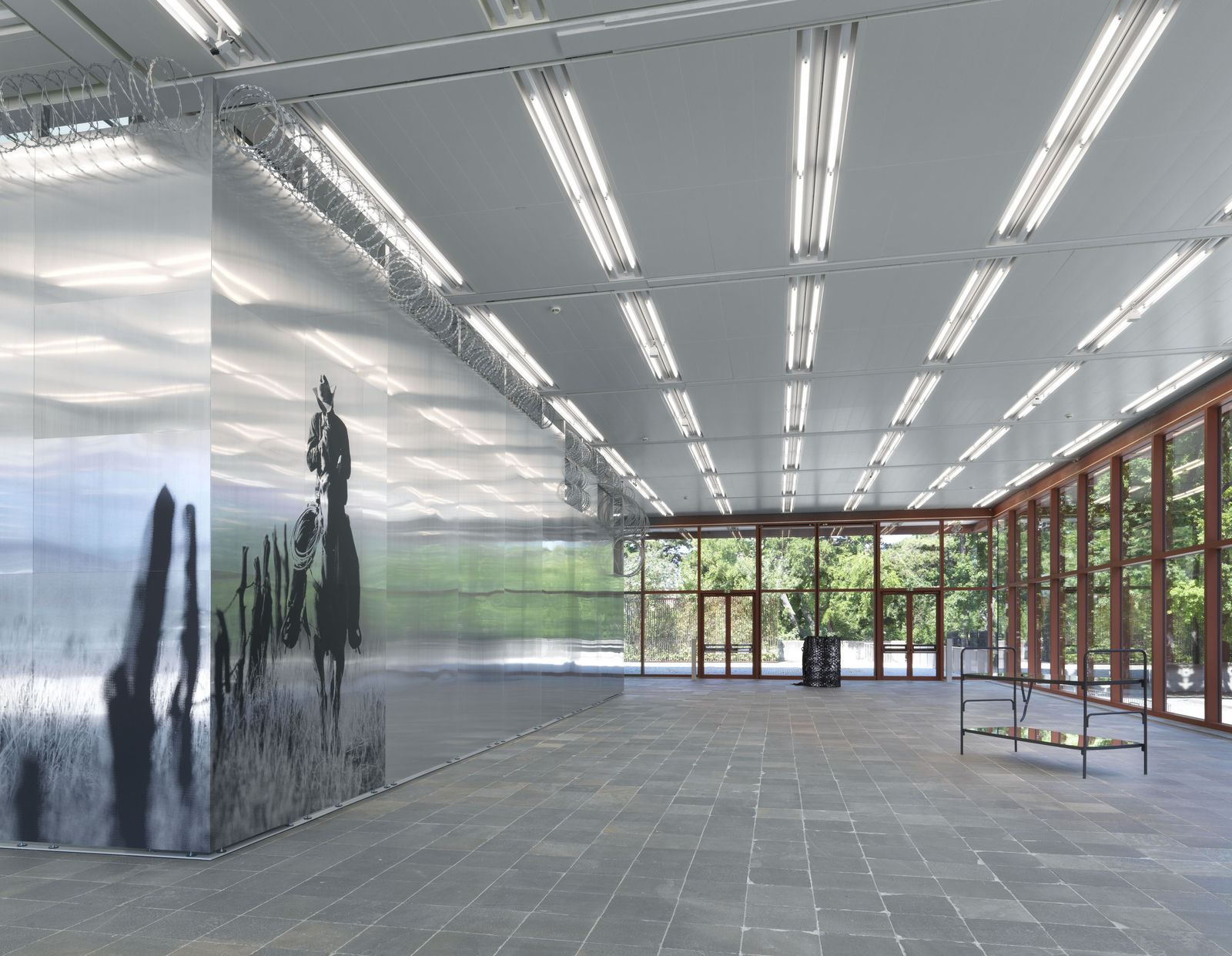 Installation view, Monica Bonvicini: I Cannot Hide My Anger, Belvedere 21, Vienna, Austria, 2019