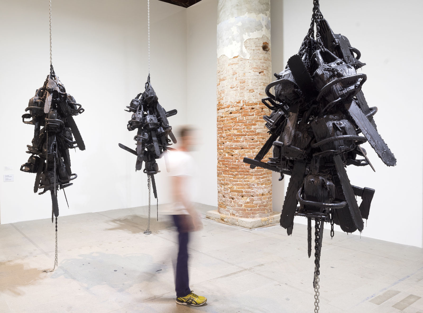 Installation view, Monica Bonvicini, All the World’s Futures, 56th Venice Biennale, Venice, Italy, 2015