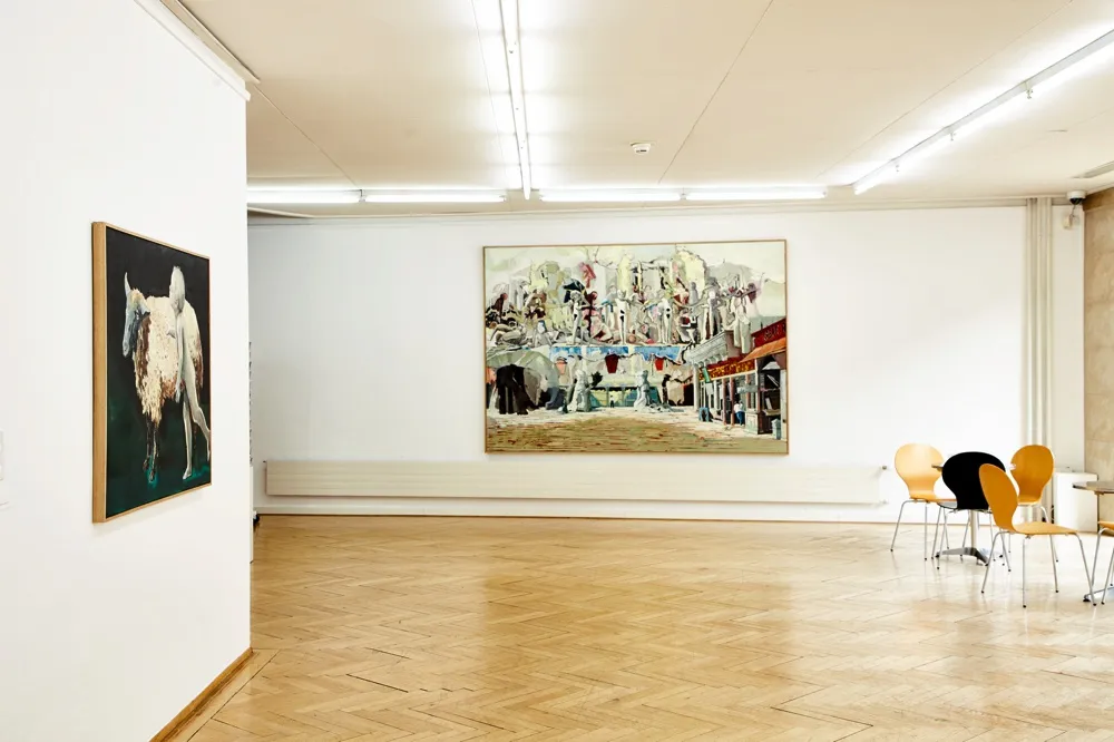 Installation view, Marc-Antoine Fehr: Renaissance, Kunstmuseum Olten, Olten, Switzerland, 2018