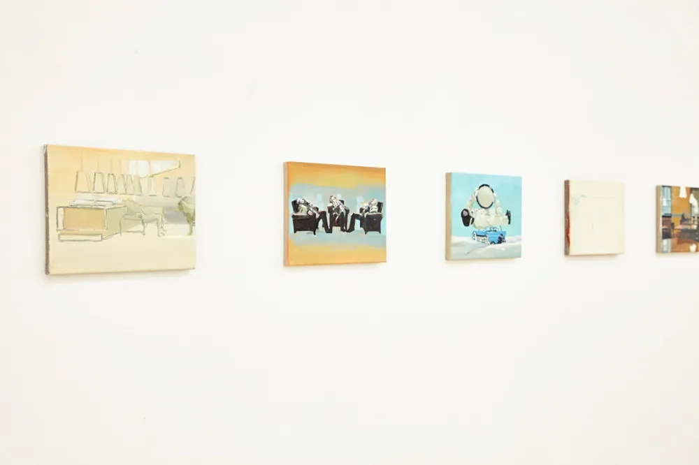 Installation view, Marc-Antoine Fehr: Renaissance, Kunstmuseum Olten, Olten, Switzerland, 2018