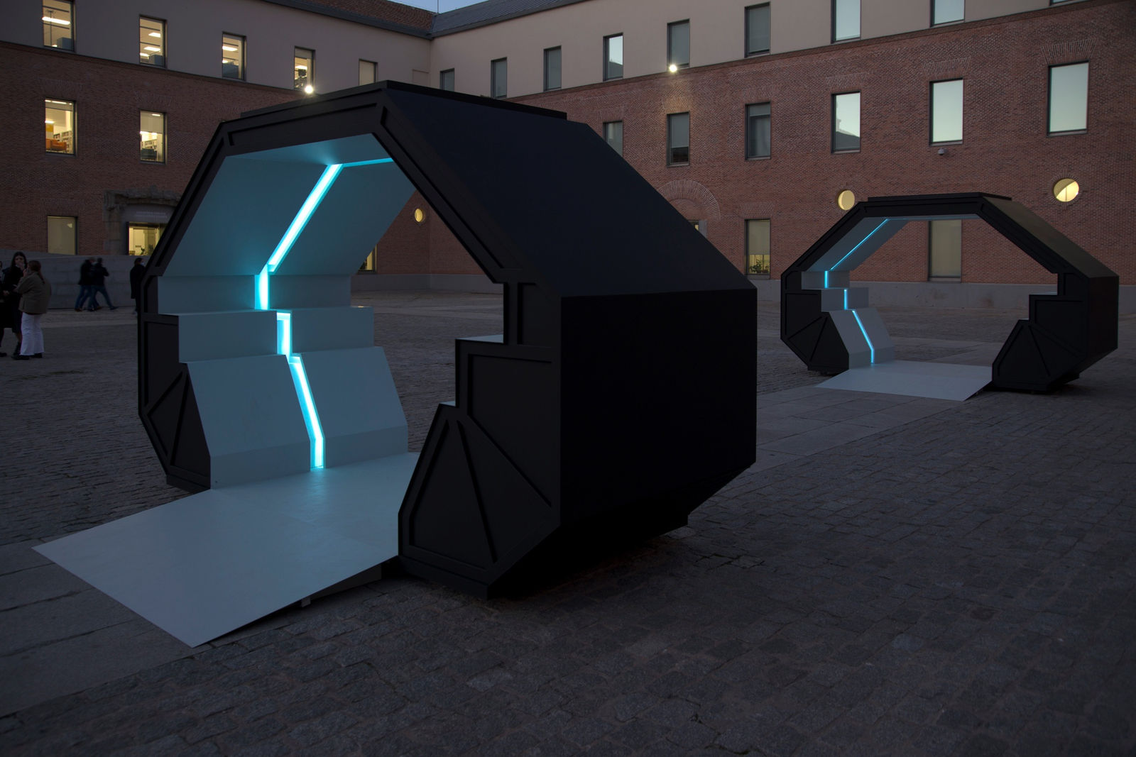 Installation view, Dagoberto Rodríguez: Refugios y Umbrales, Centro de Cultura Contemporánea Conde Duque, Madrid, Spain, 2022