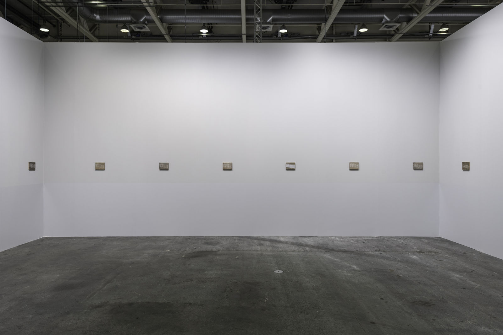 Francis Alÿs, Border Barriers Typology: Cases #1 to #23 (2019-2021), Installation view, Art Basel, 2022, Photo: Sebastian Schaub