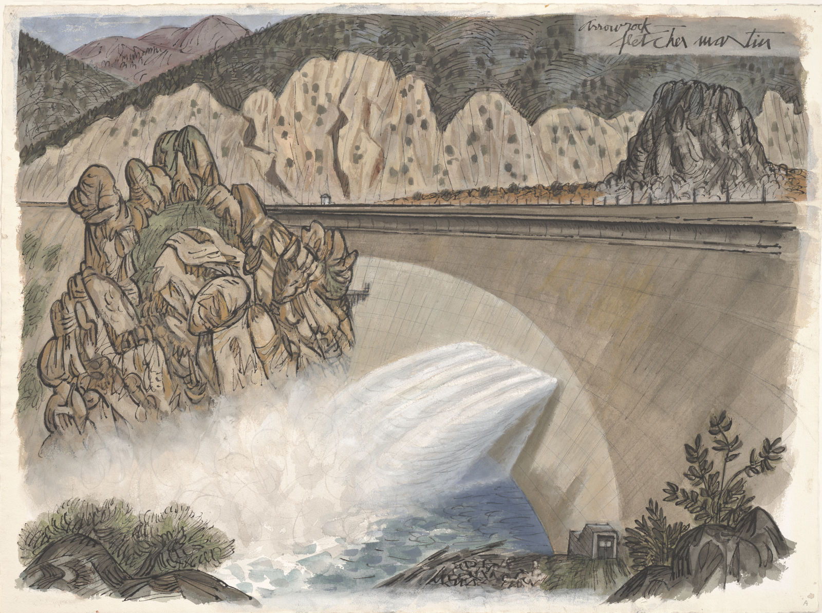 Fletcher Martin, Arrowrock, 1970