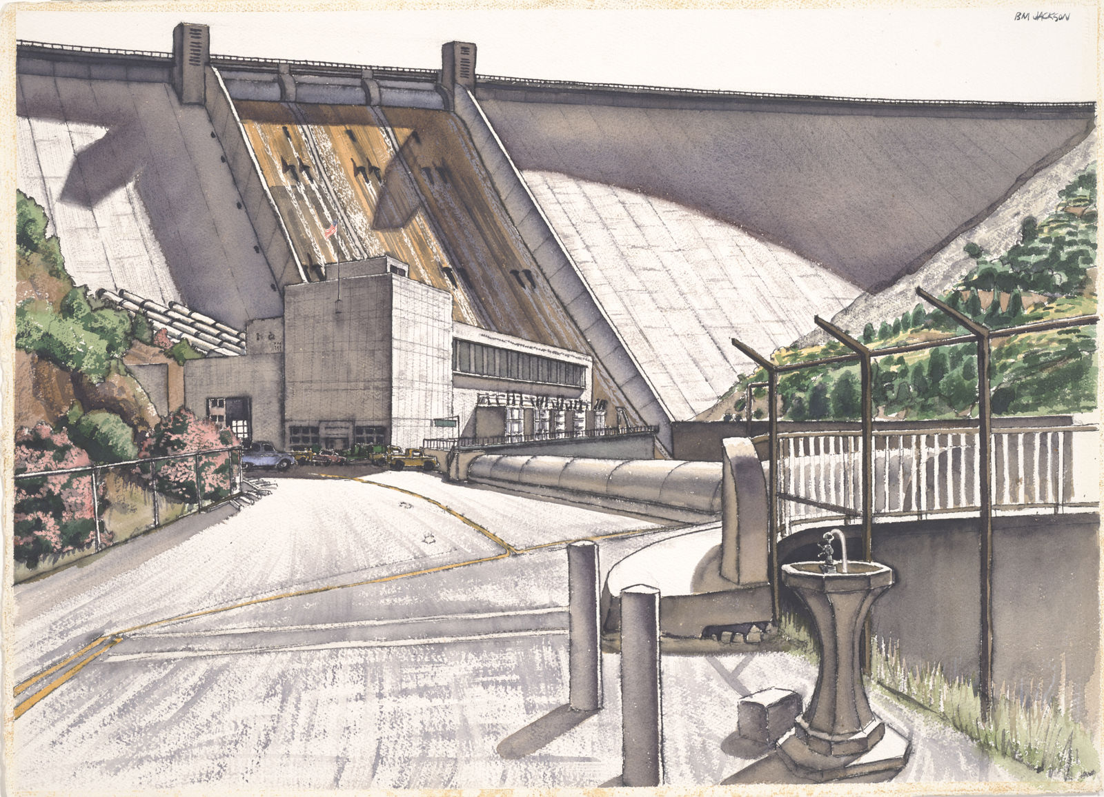 Billy Morrow Jackson, Shasta Dam, 1969