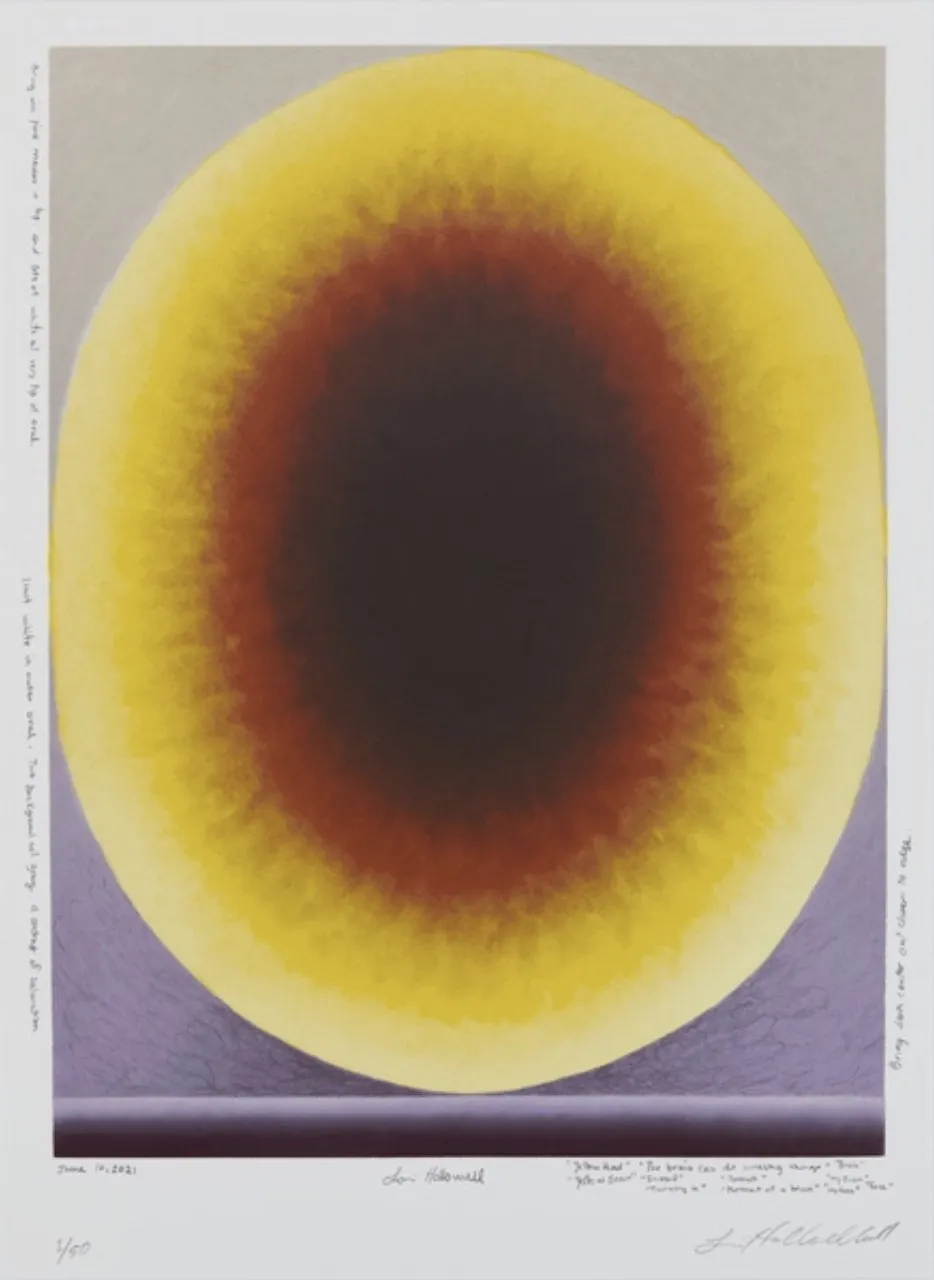 Loie Hollowell, Yellow Brain, 2022