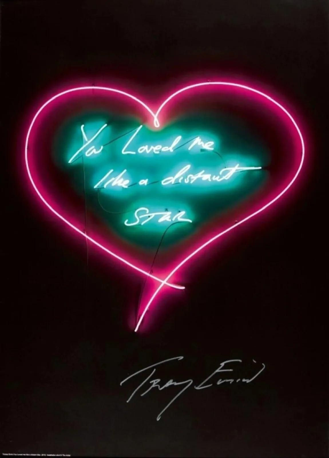 Tracey Emin, You Loved Me Like A Distant Star, 2016
