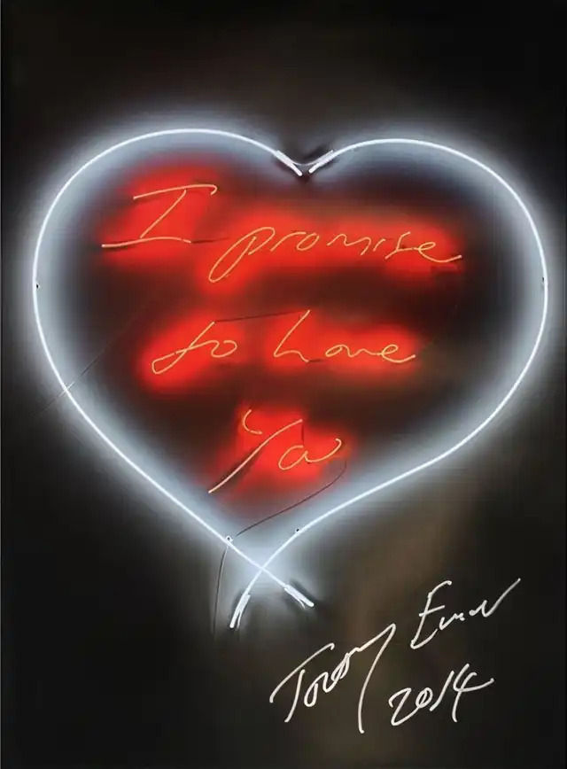 Tracey Emin, I Promise To Love You, 2014
