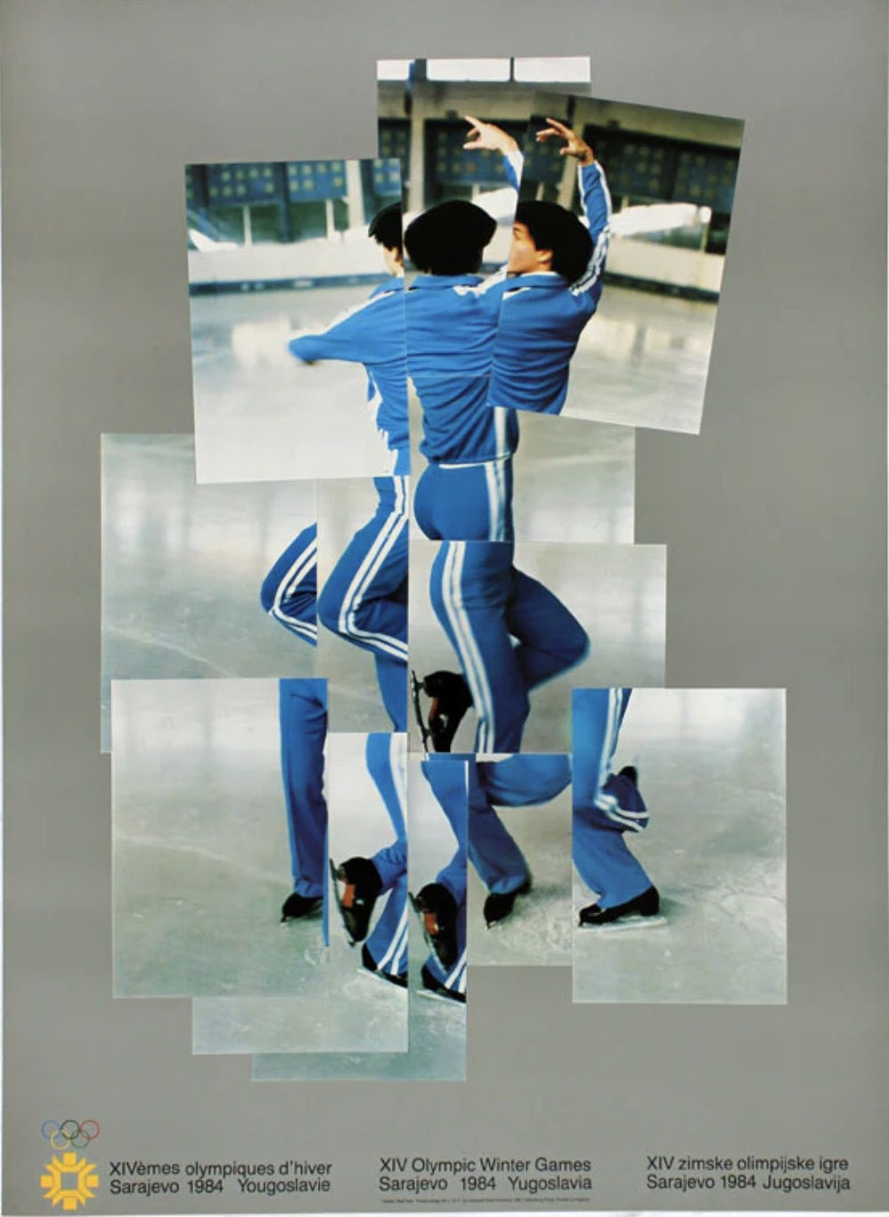 David Hockney, The Skater (Winter Olympics), 1984