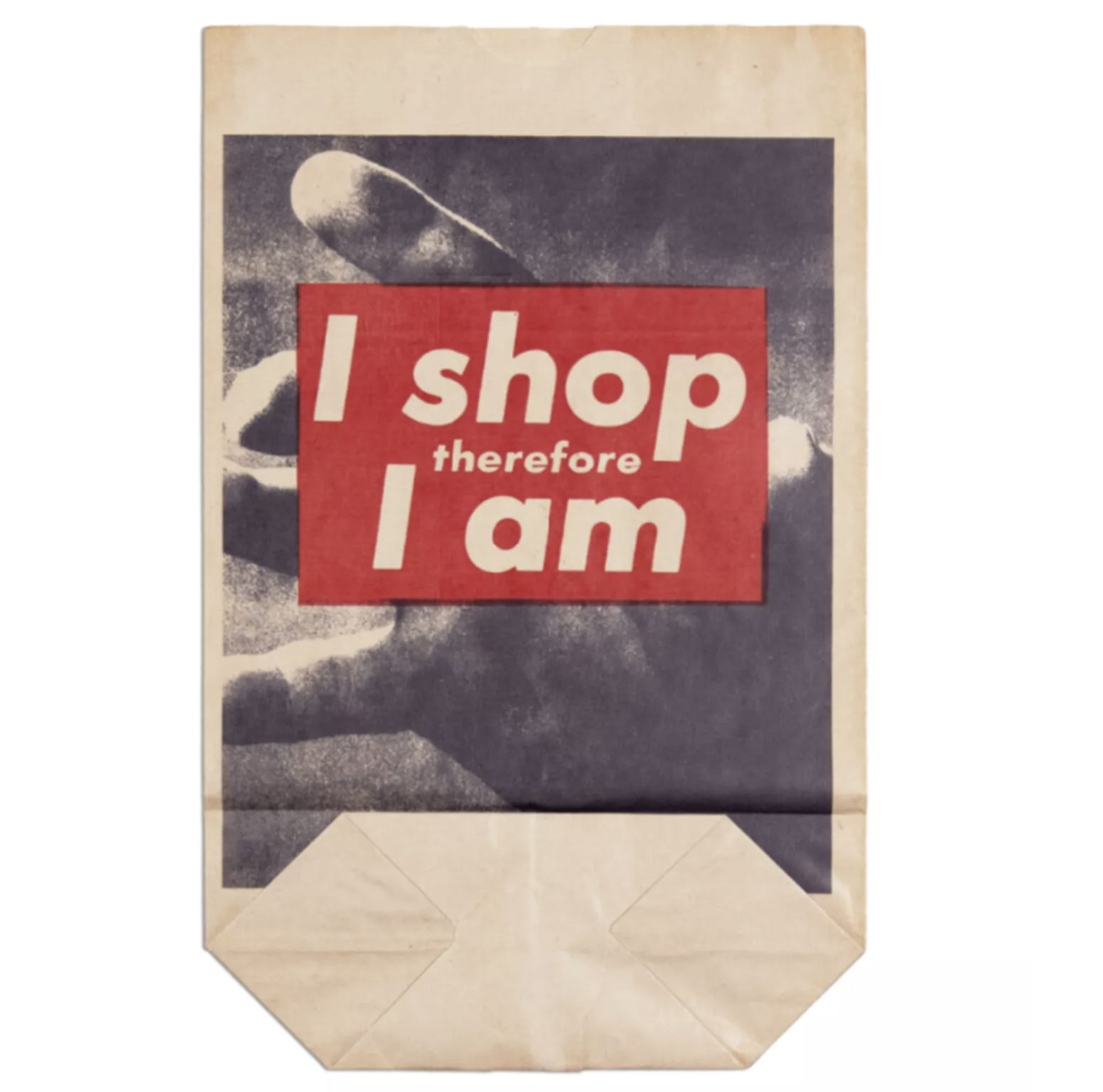 Barbara Kruger, I Shop Therefore I Am, 1990