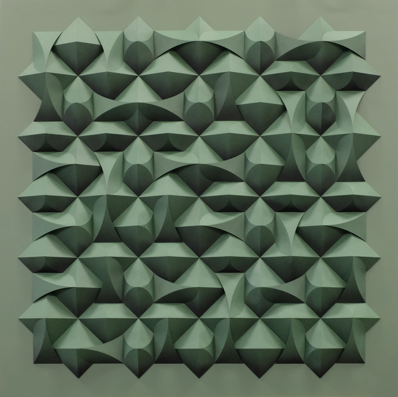 Matthew Shlian, Omoplata 303 in Moss Green with Carbon Black Spray, 2026
