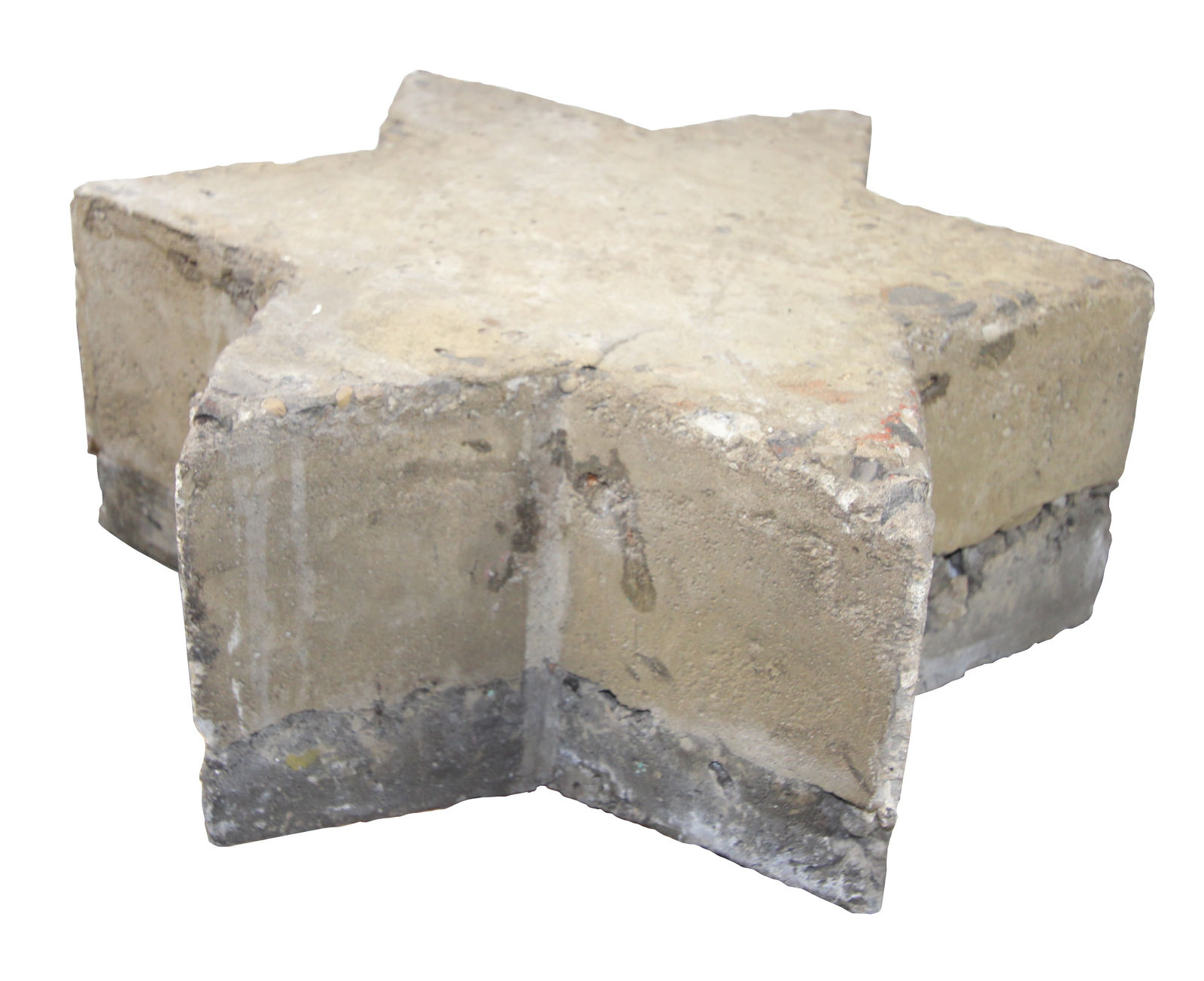 Boris Lurie, Cement Star of David, 1972-74