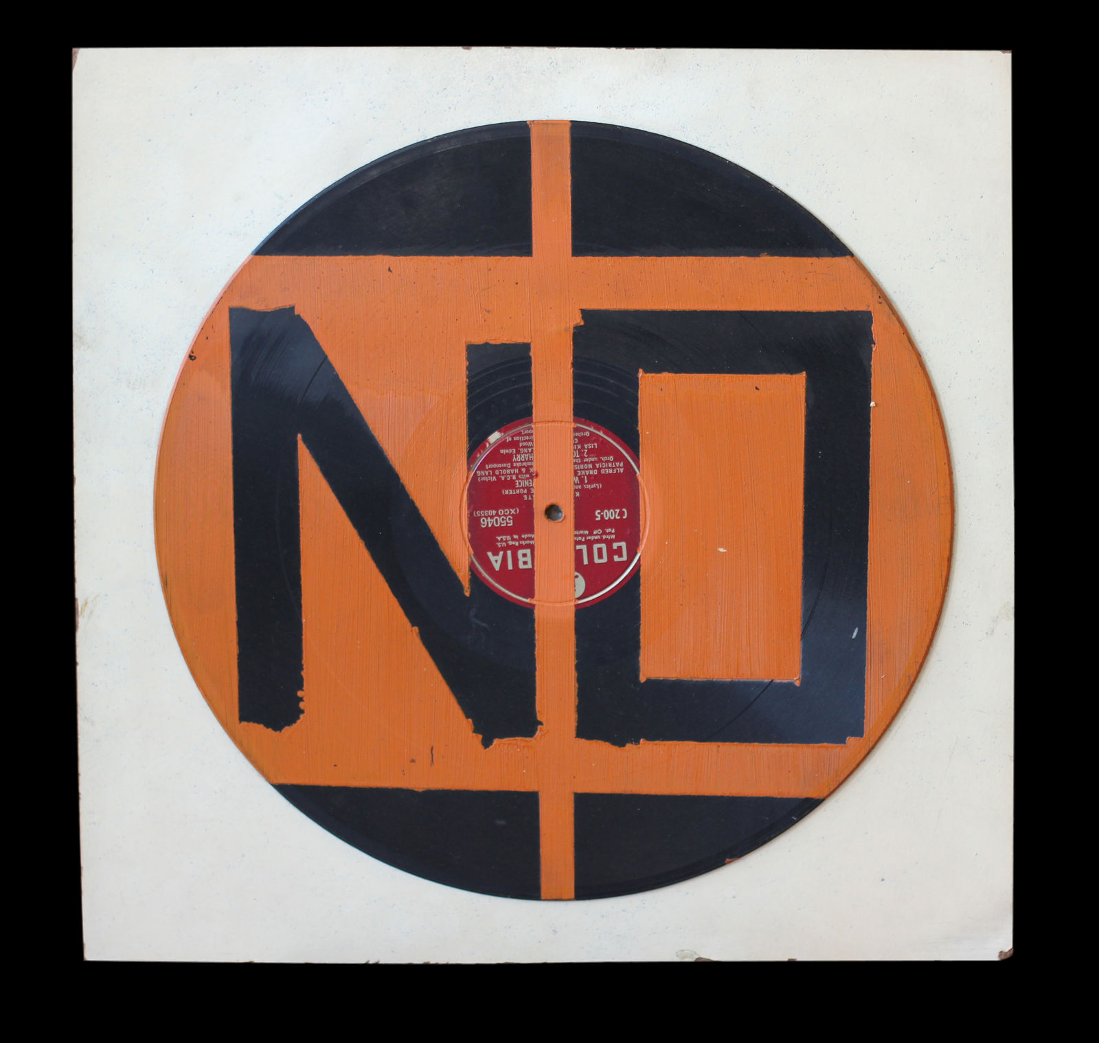 Boris Lurie, NO Record, 1962