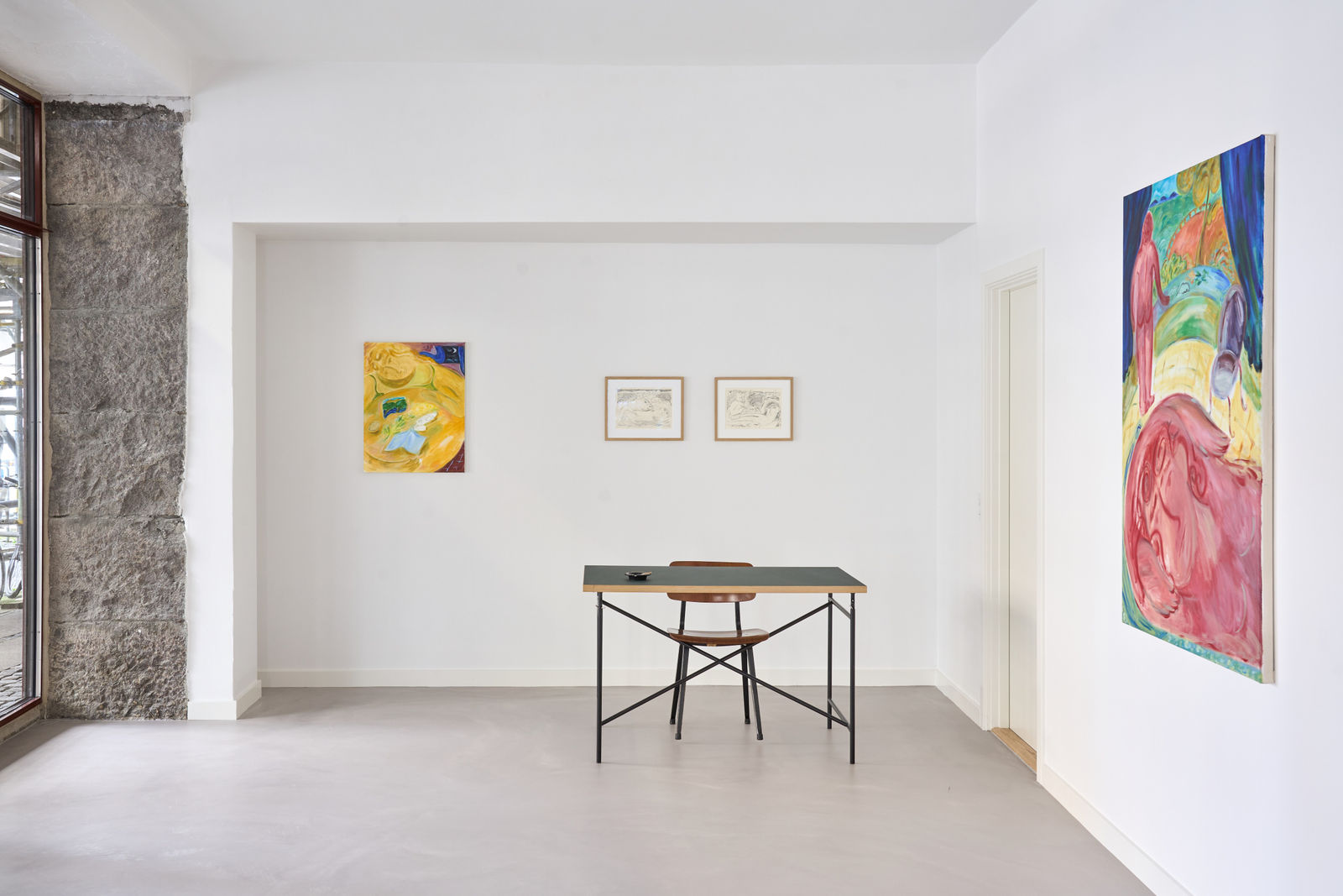 Installation view, Coline Marotta, Places in Between, Brigade Gallery, Copenhagen