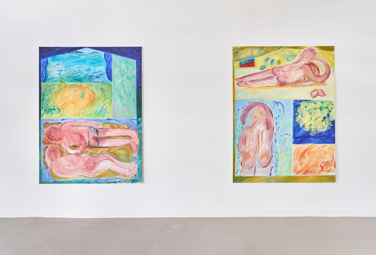 Installation view, Coline Marotta, Places in Between, Brigade Gallery, Copenhagen