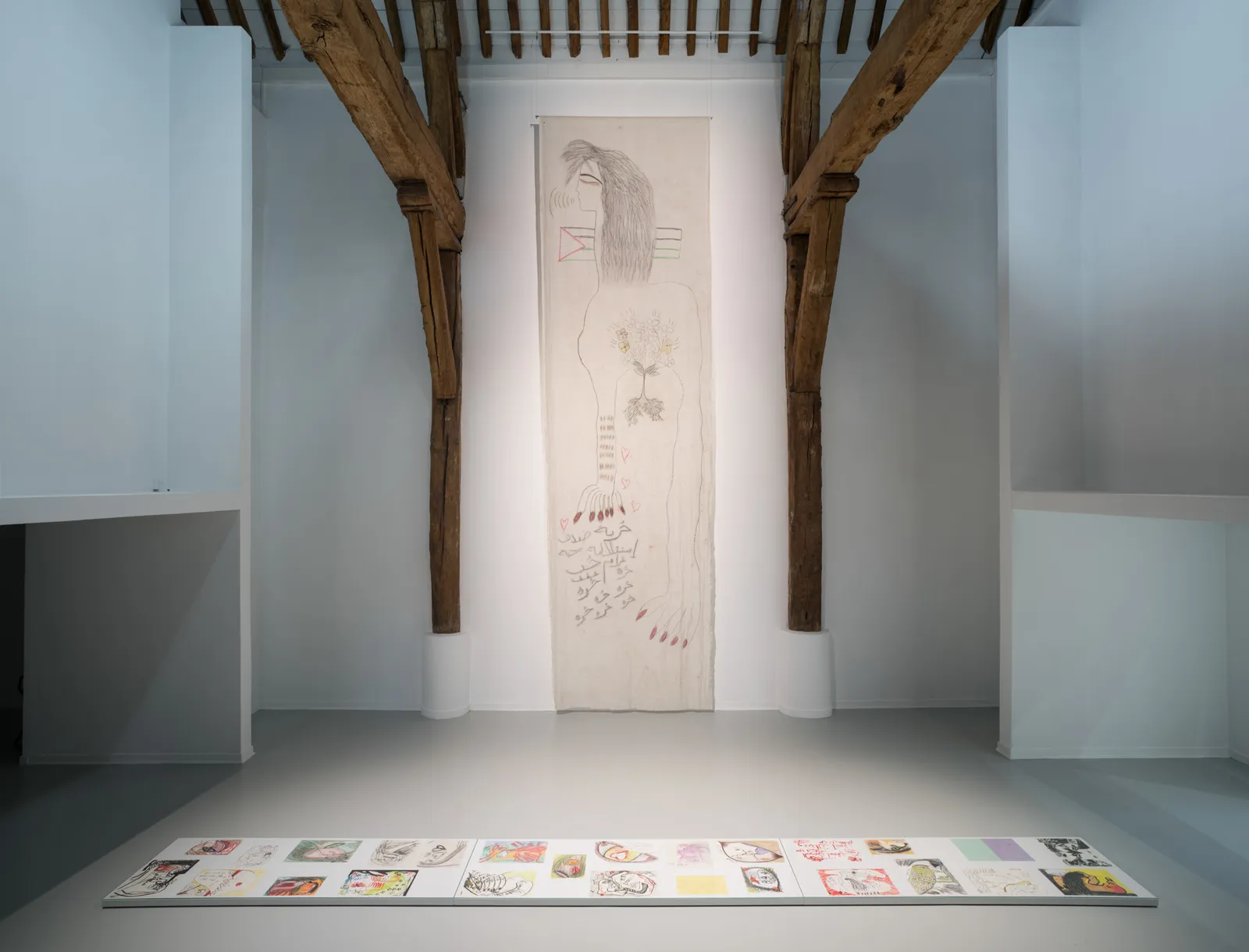 Al Farisa, 2026 exhibition view at La Ferme du Buisson, Noisiel, France &copy; photo &Eacute;mile Ouroumov Courtesy of the Artist and the galleries Sans titre et Dvir &ndash; Paris