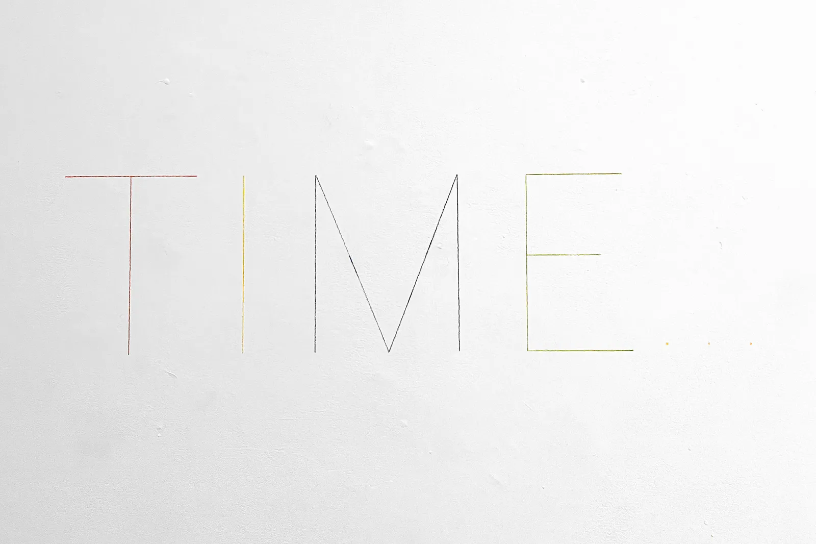 Robert Barry, TIME..., 2025