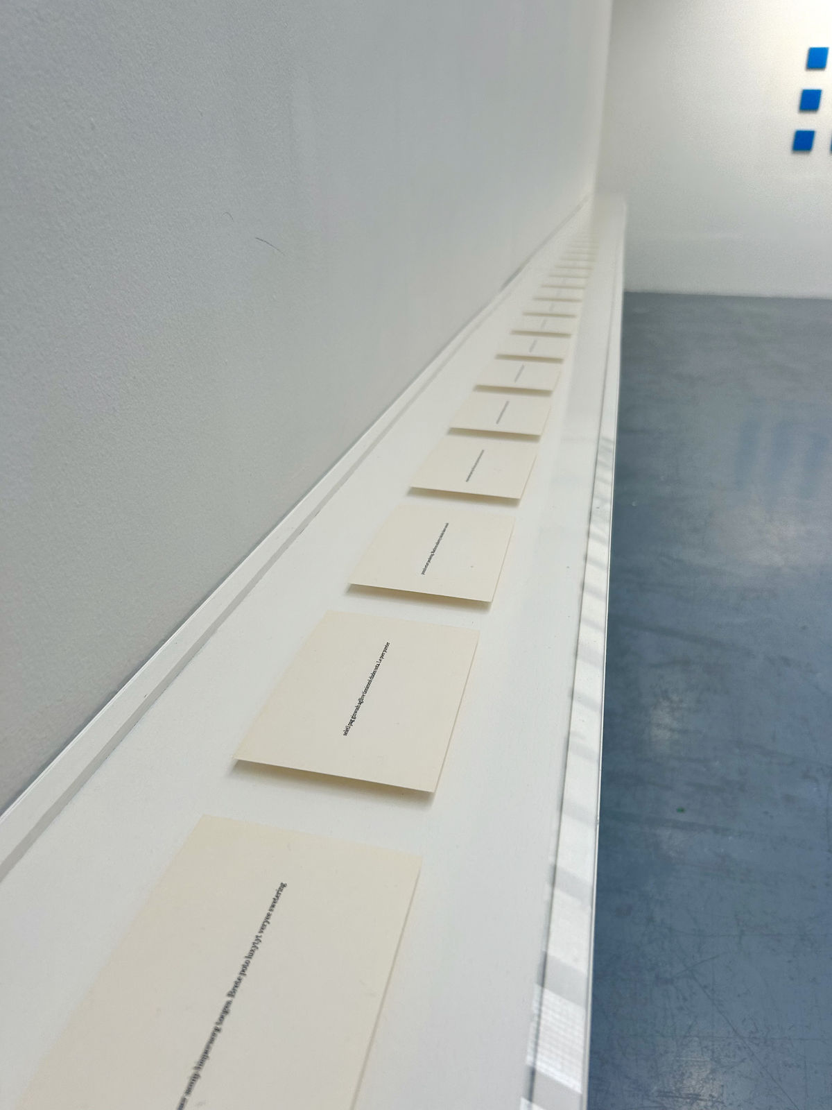 Robert Barry, Index cards (NonSense)