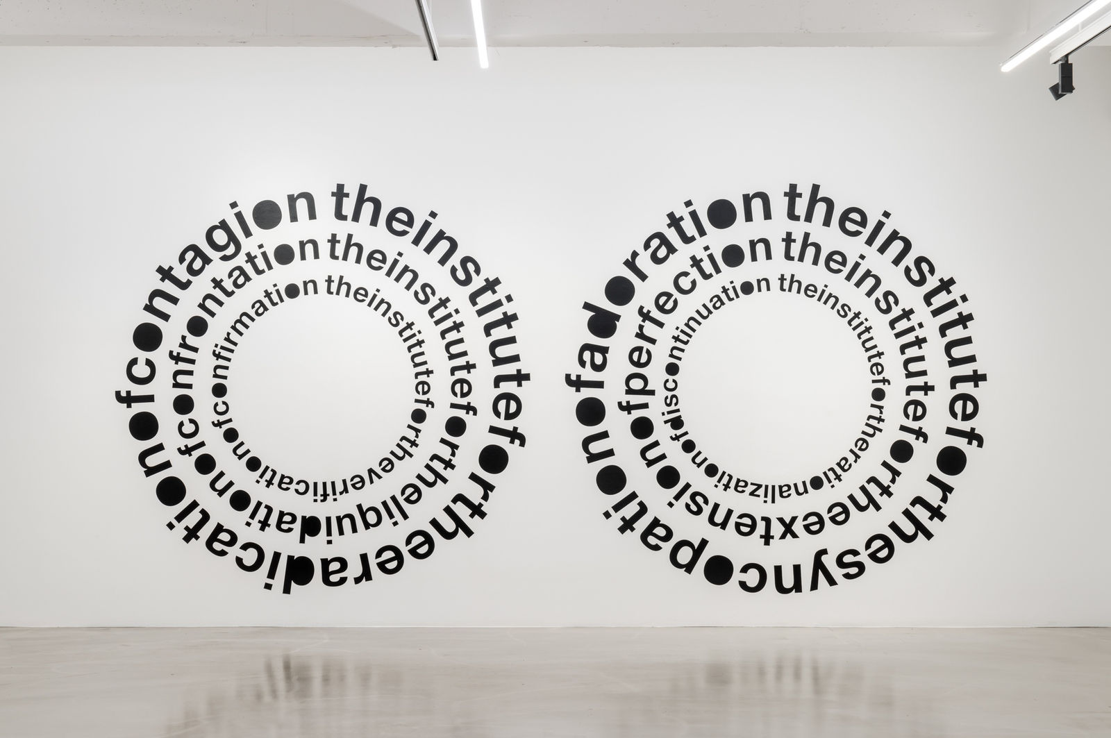 Installation view: The Knot of Which I Speak Cannot be Knotted, Gallery Baton, 2021