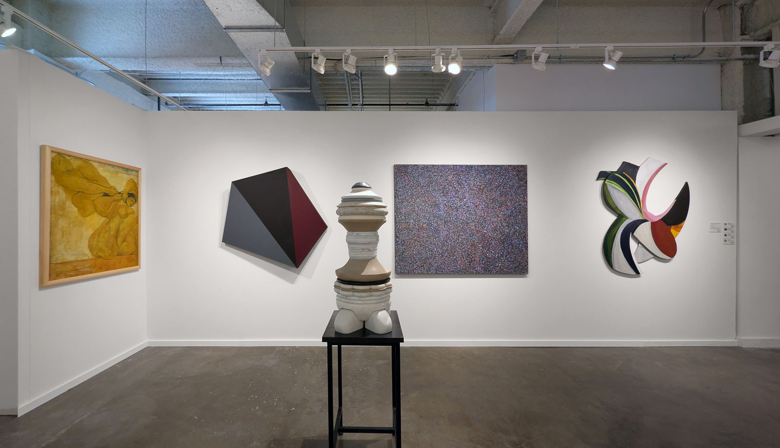 Installation view of Westwood Gallery NYC's booth at the Dallas Art Fair in 2025