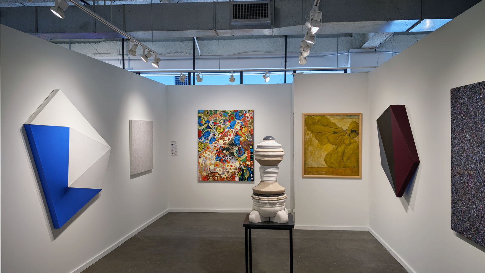 Installation view of Westwood Gallery NYC's booth at the Dallas Art Fair in 2025