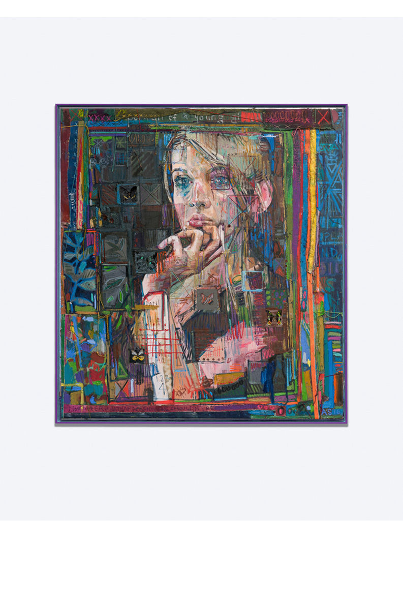 ANDREW SALGADO, Chrysalis Portrait Of A Girl, 2016