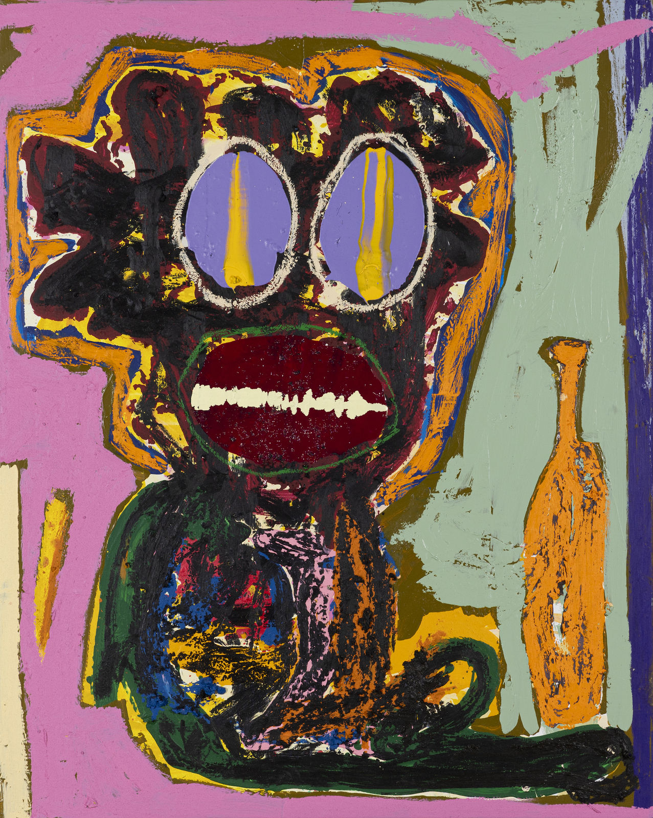 JACK KABANGU, Flaske I Hånden (Bottle In Hand), 2024