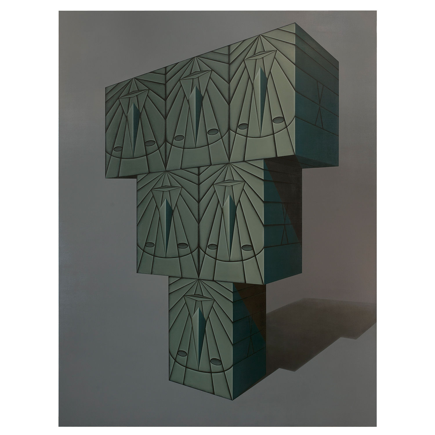 DALE ADCOCK, Stack of Heads, 2012