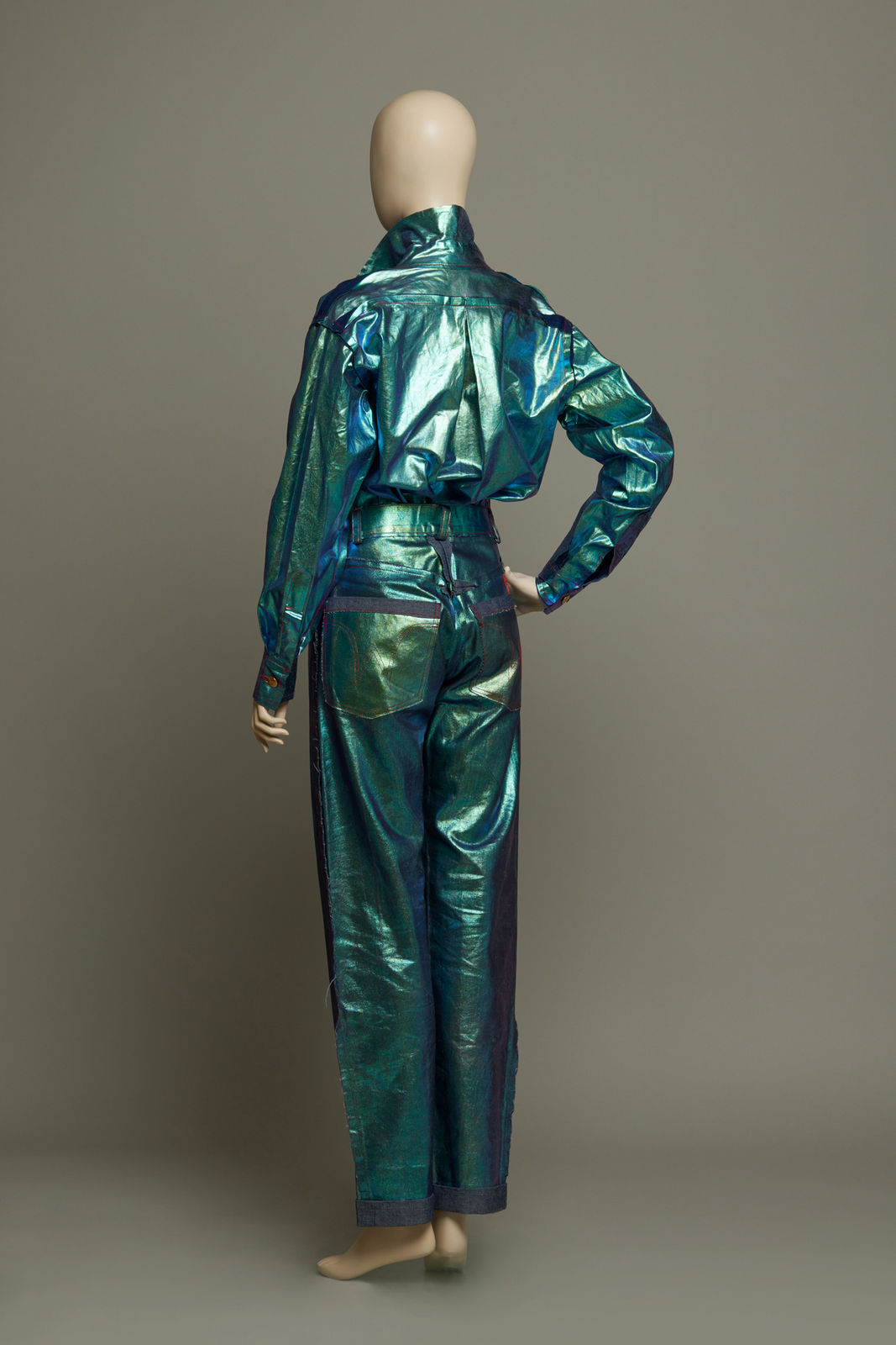 Vivienne Westwood, 3-pc denim suit, Spring 1993