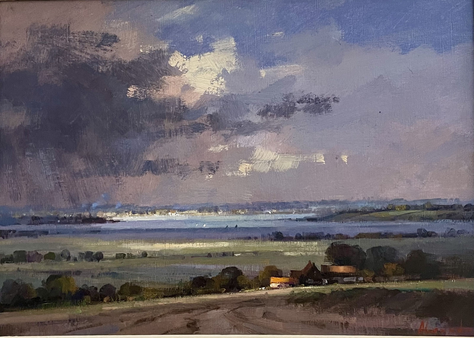 Matthew Alexander, View across Sheppey to the Thames