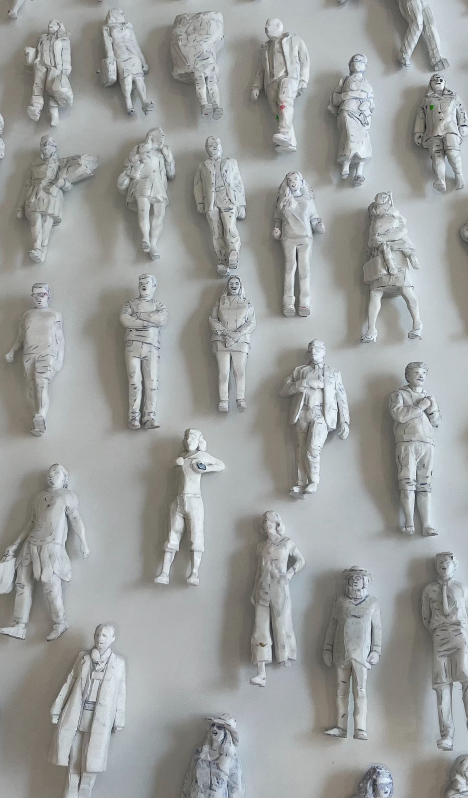 Styrofoam maquettes by Chris Dorosz