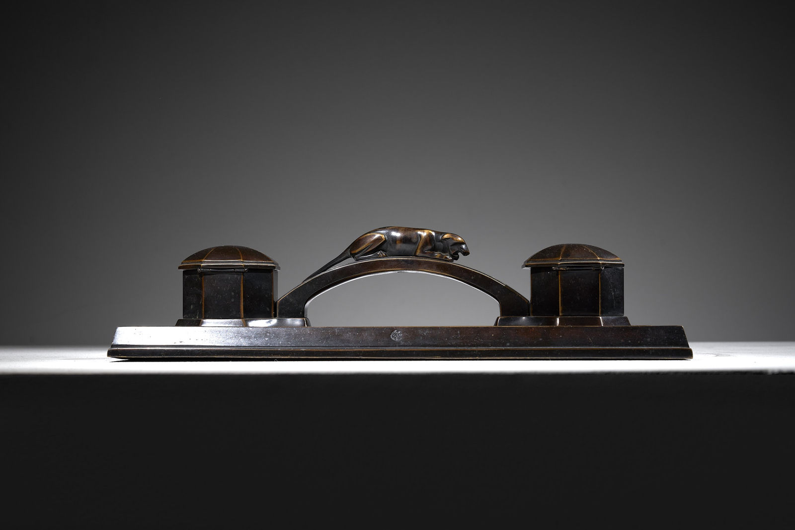 ., Art Deco inkstand
