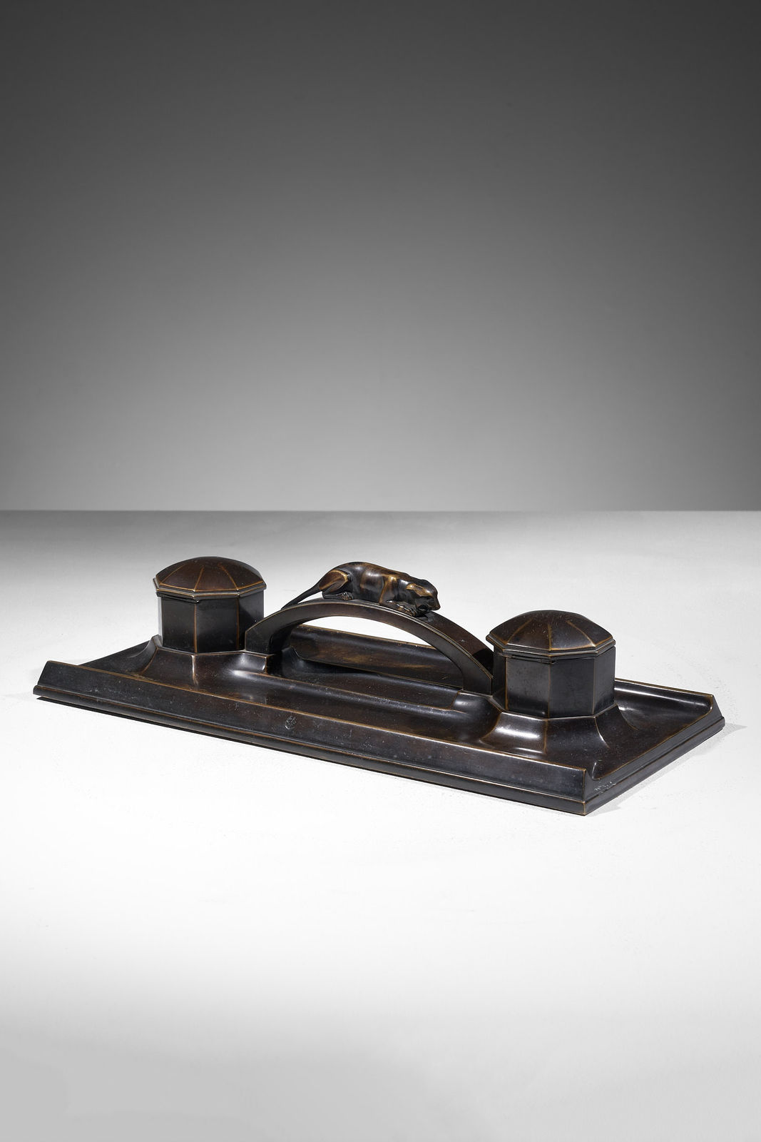 ., Art Deco inkstand