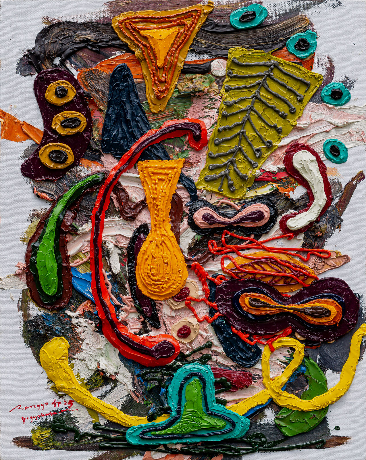 Rangga Aputra, Hat, leaf and many things, 2025