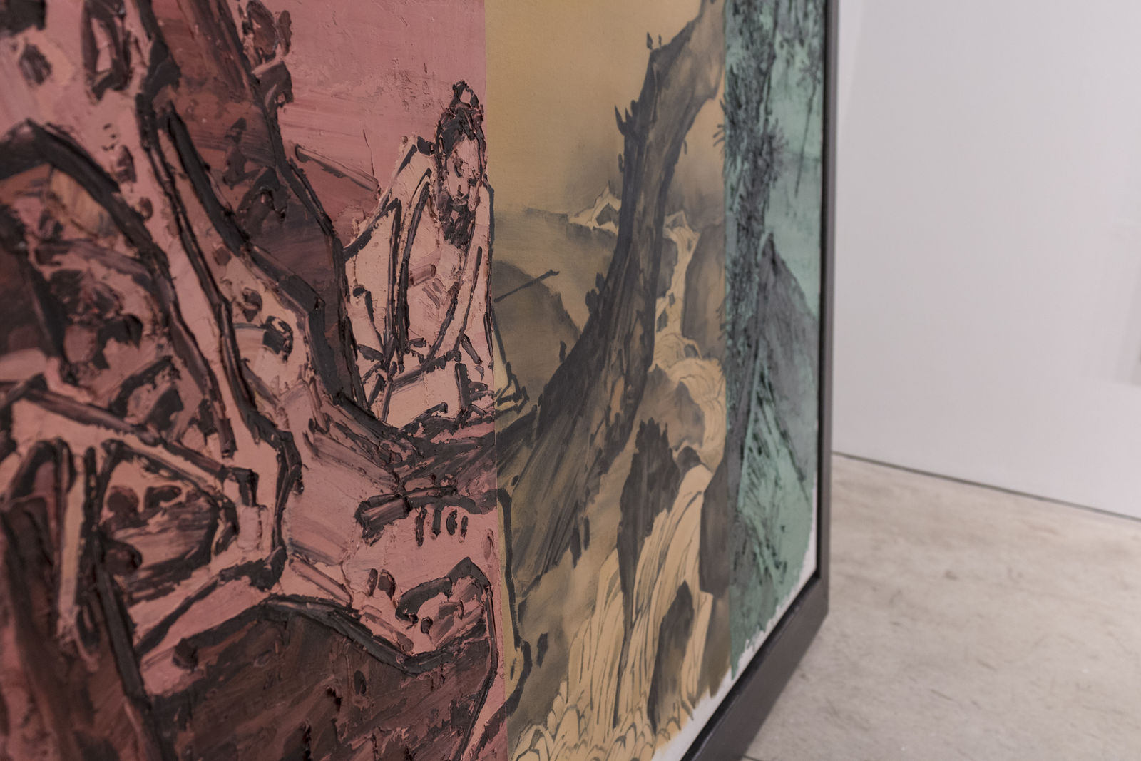 He Sen, The stream away, 2014