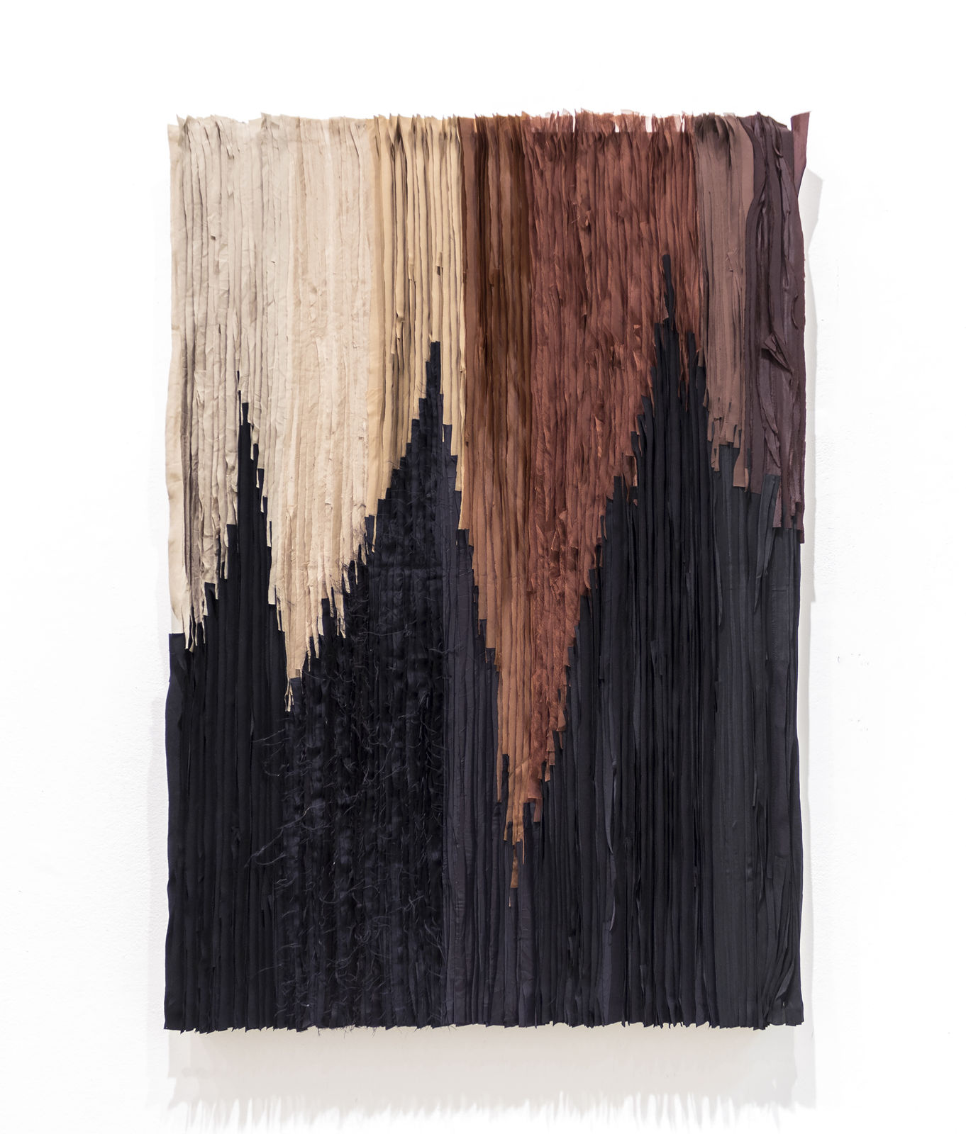 Joël Andrianomearisoa Les Herbes Folles du Vieux Logis 2022 Textile 130 × 90 cm